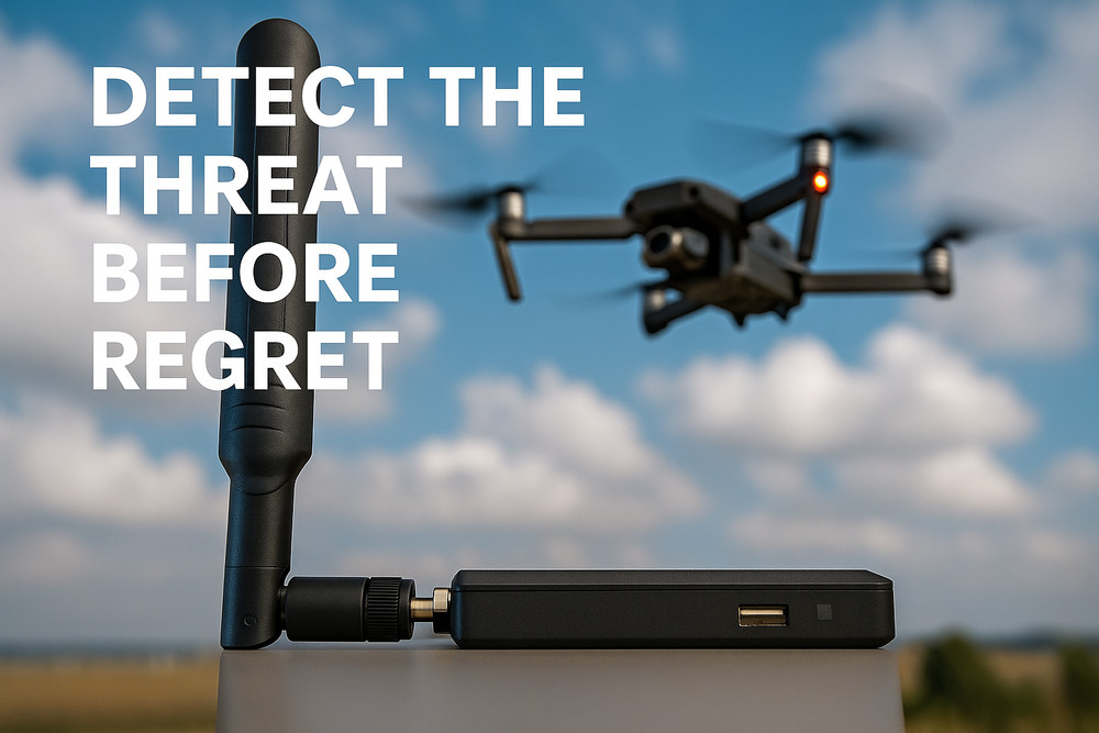 Drone Detection Bridge Kit – Handheld Drone & Pilot Tracking Device with Antenna