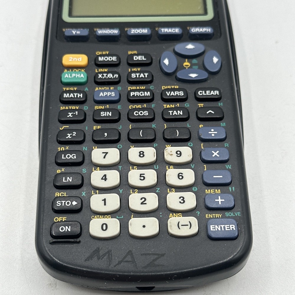 Texas Instruments TI-83 Plus Graphing Calculator Tested Working With Cover