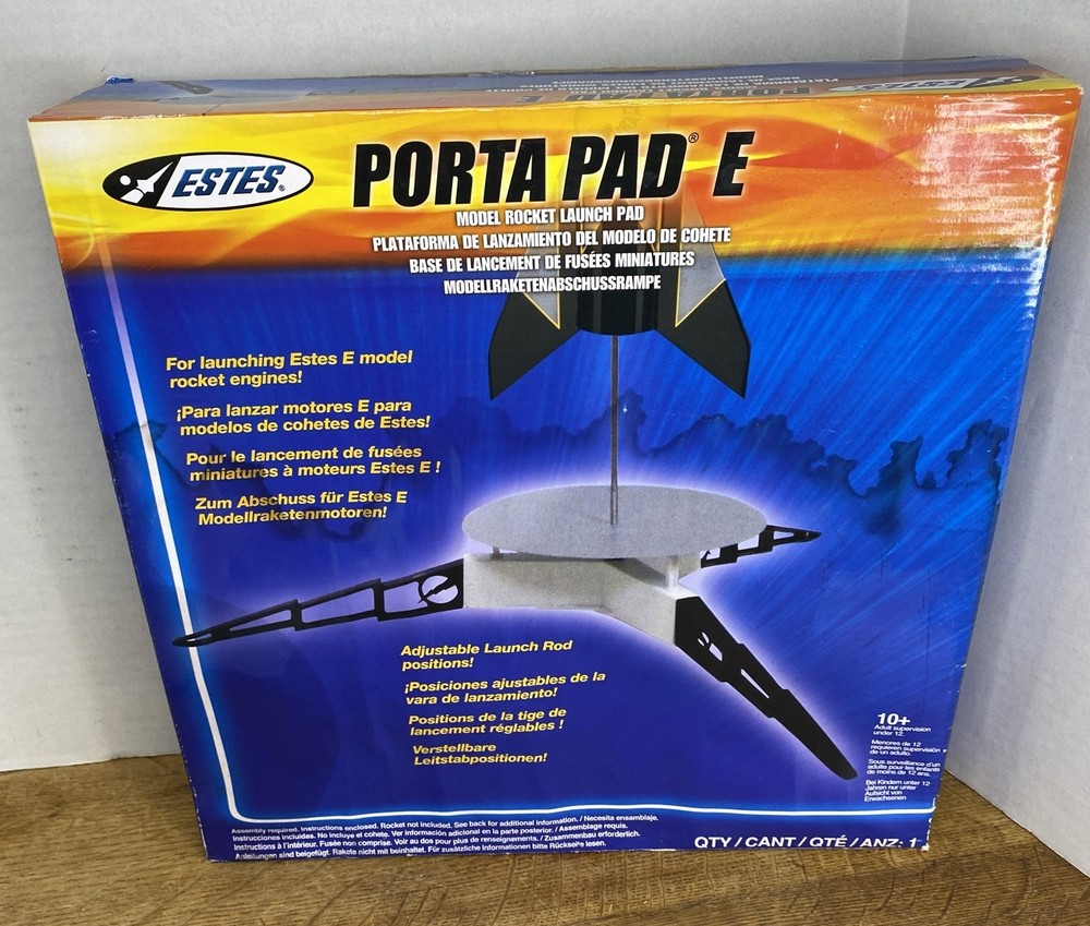 Estes Porta Pad E Model Rocket Launch Pad *New Open Box Complete