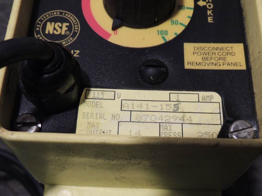 Liquid Metronics Inc Dosing Pump Model A141-155