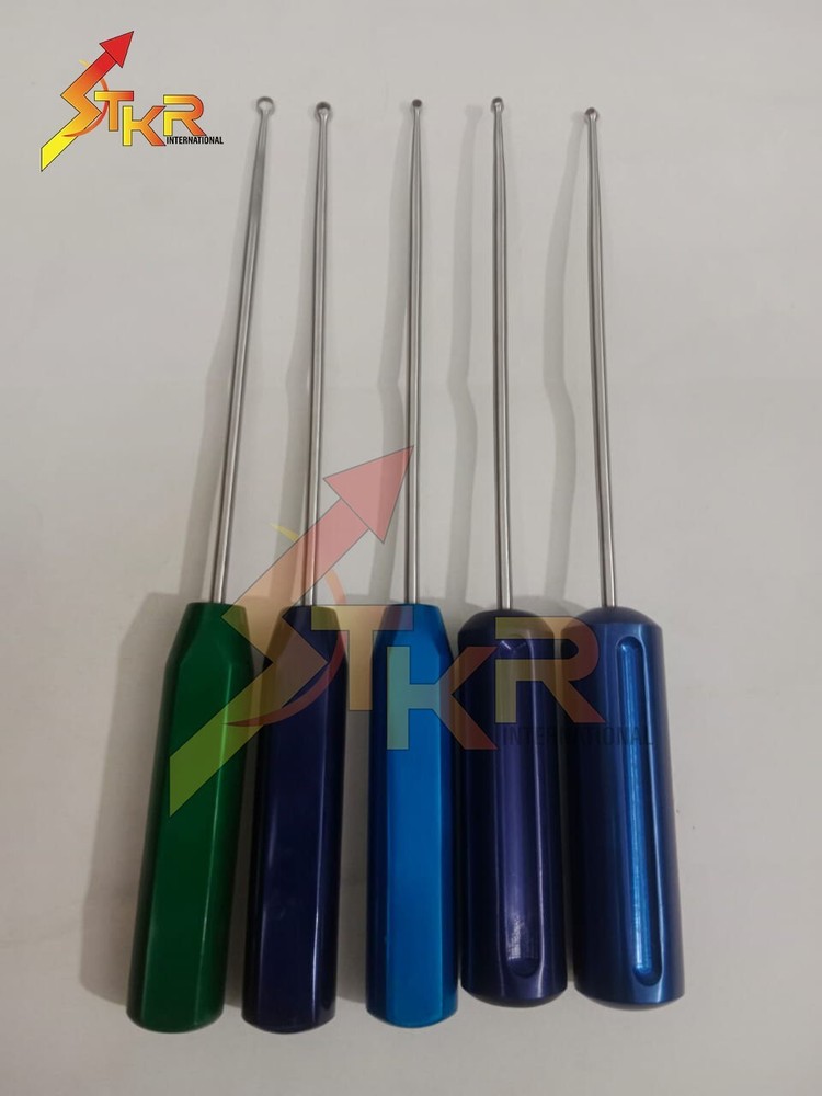 Ring Curettes 5 Pcs Set Articular Margin Prior To Anchor Insertion