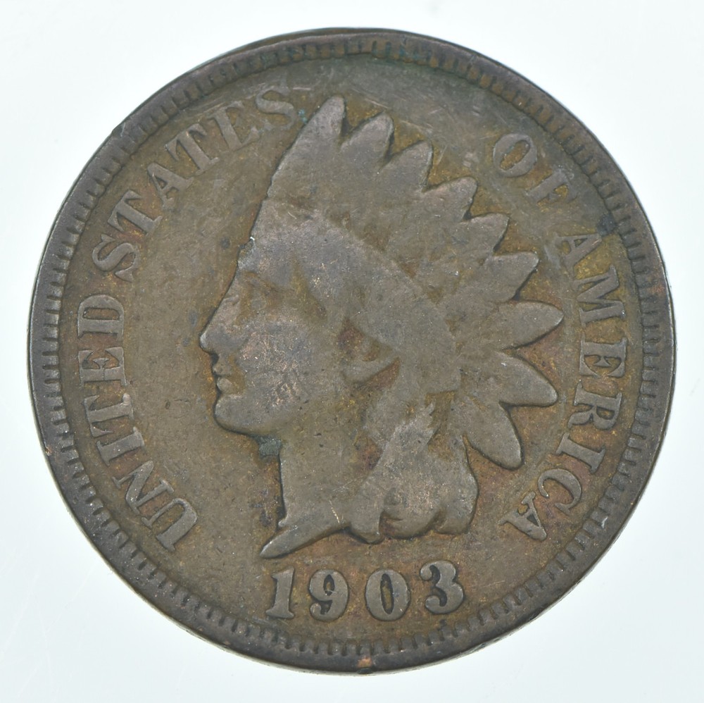 1903 Indian Head Cent AC Average Circ