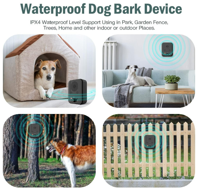 Queenmew Anti Barking Device, 3Dog Barking Control Devices