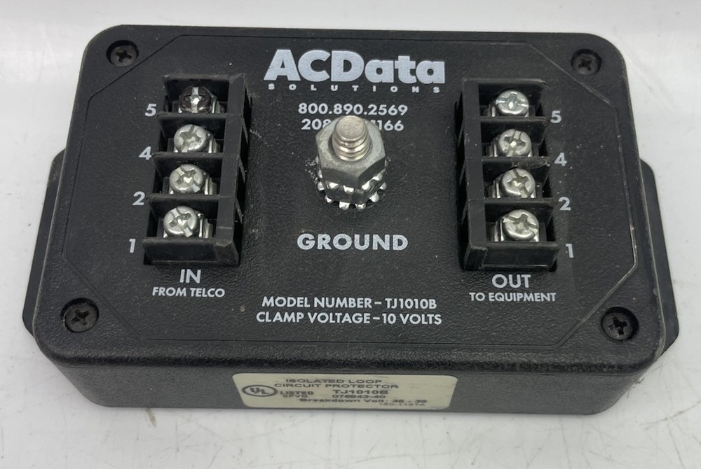 AC Data Solutions TJ1010B - Isolated Loop Circuit Protector - Surge Suppressor