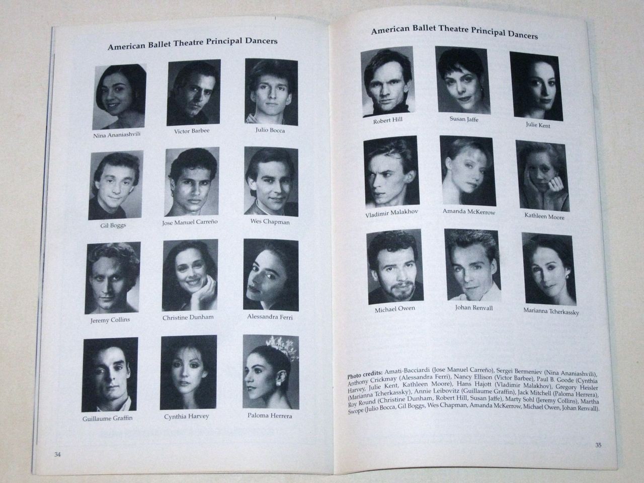 Vintage 1996 AMERICAN BALLET Theatre STAGEBILL Playbill! SLEEPING BEAUTY!