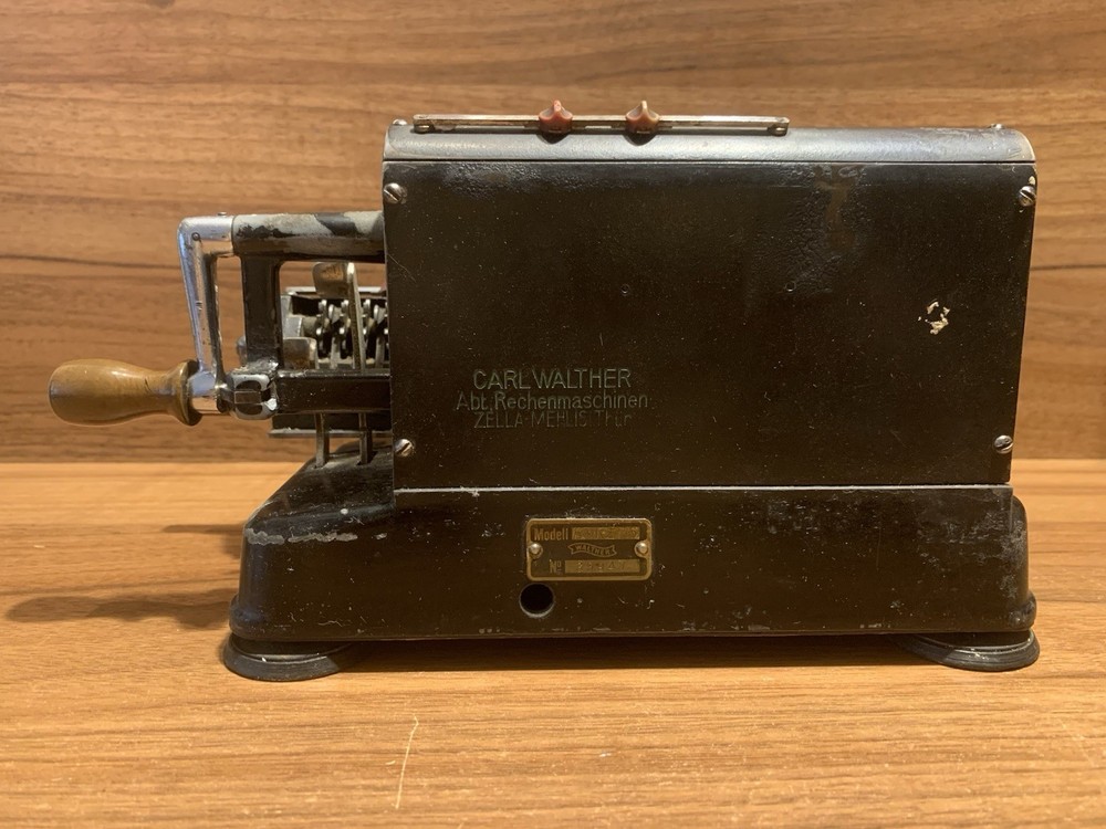 Vintage Walther Mechanical Calculator – German Office Machine