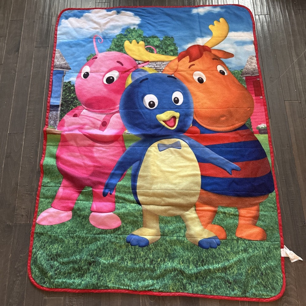 Nickelodeon NICK JR. BACKYARDIGANS Blanket And Flat Sheet 2008