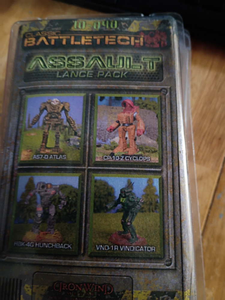 Battletech metal Assault Lance Pack