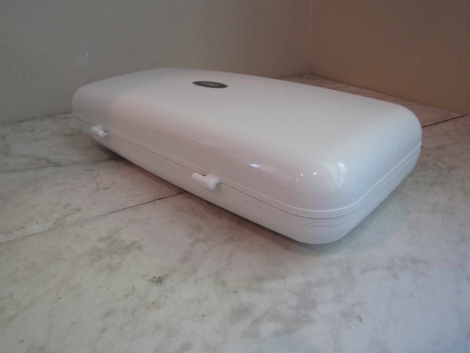 Oster White Electric Carving Knife Model 2803 With Storage Case Tested Working