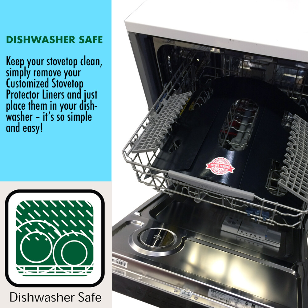 Frigidaire Gas Stove Protectors, Custom cut to fit your Stove, Lifetime Warranty