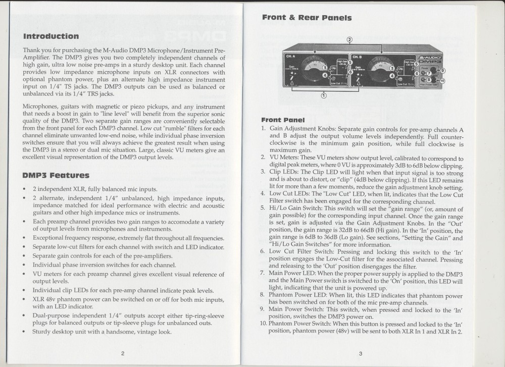 M-Audio DMP3 Manual & User Guide with Pro-Sessions Sound & Loop Libraries CD HTF