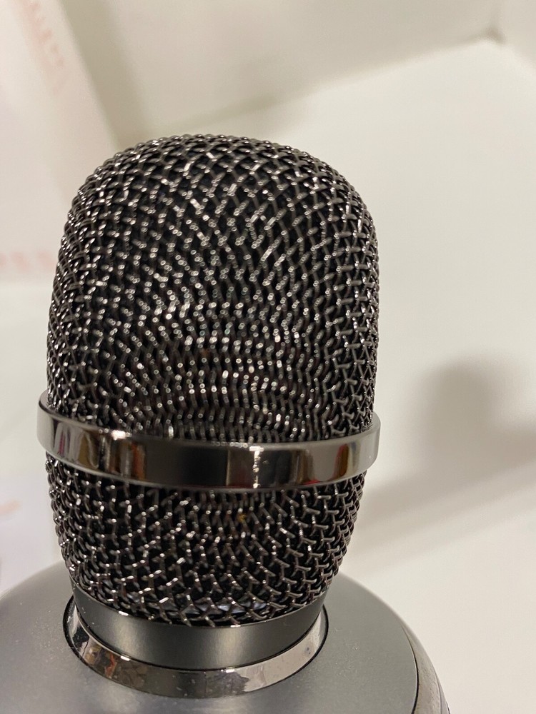 Goodaaa (Y11S) Leather Wireless Karaoke Microphone - Grey