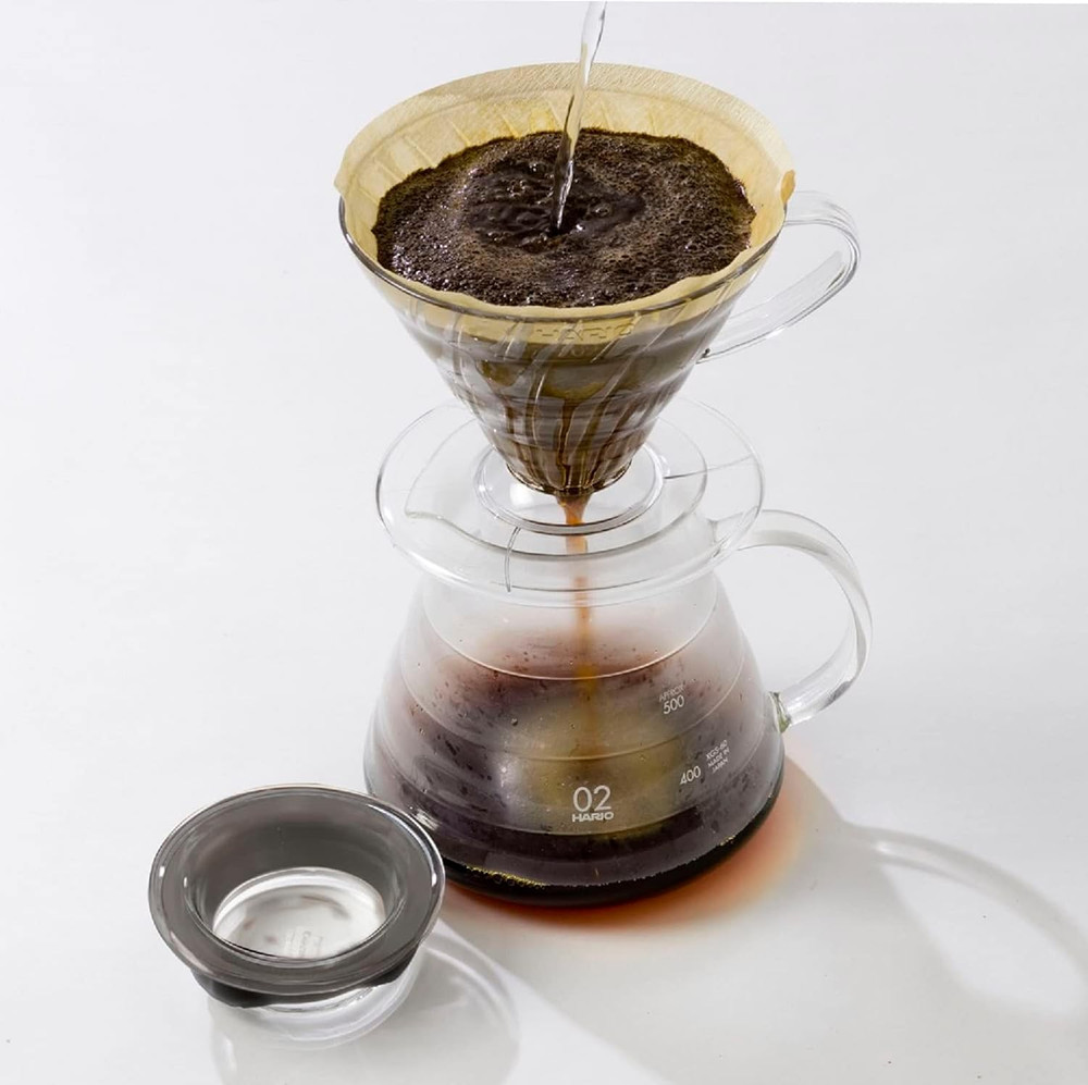 V60 Plastic Coffee Dripper, 02, Clear