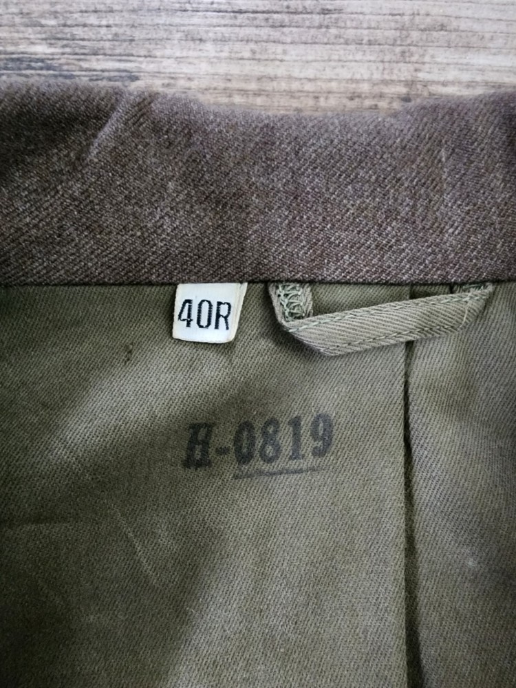 WWII US Army Ike Jacket | 5th Army and Private First Class (PFC) Chevron Patch