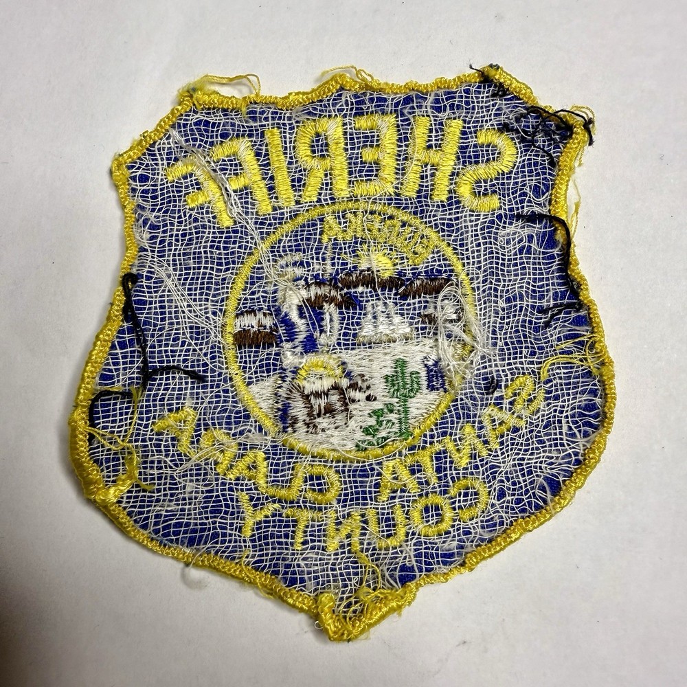 Vintage 1960s Santa Clara County Sheriff Patch