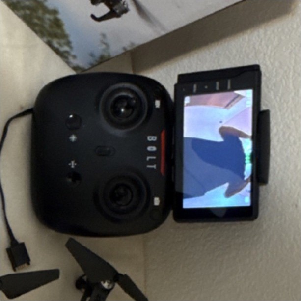 BOLT Quadcopter Drone with HD Screen, Camera, Controller, Battery, Propellers