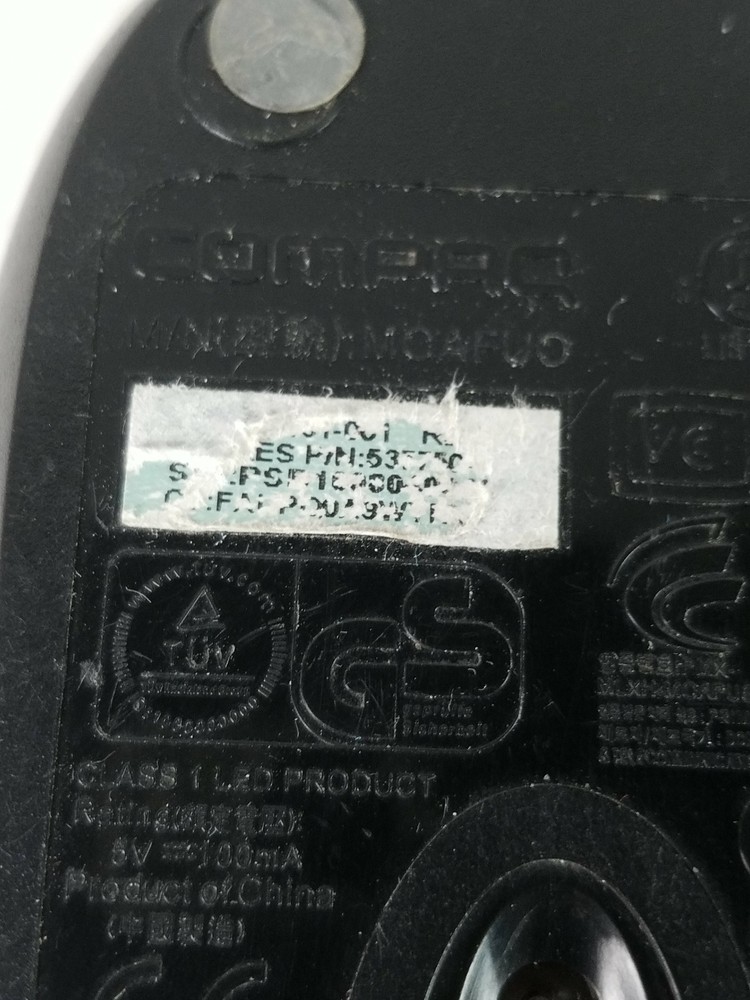 Compaq MOAFUO Scroll Wheel Mouse MOAFUO MOAFUO