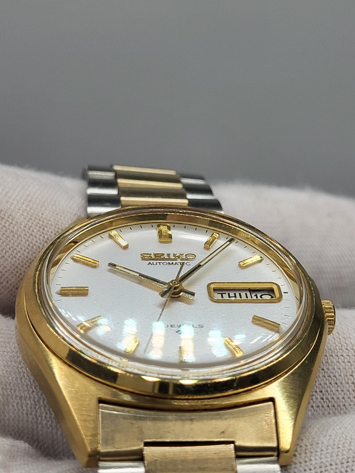 [NEAR MINT] 1979 Seiko Gold Automatic 17 Jewels Japan 6309-7149 Vintage Retro