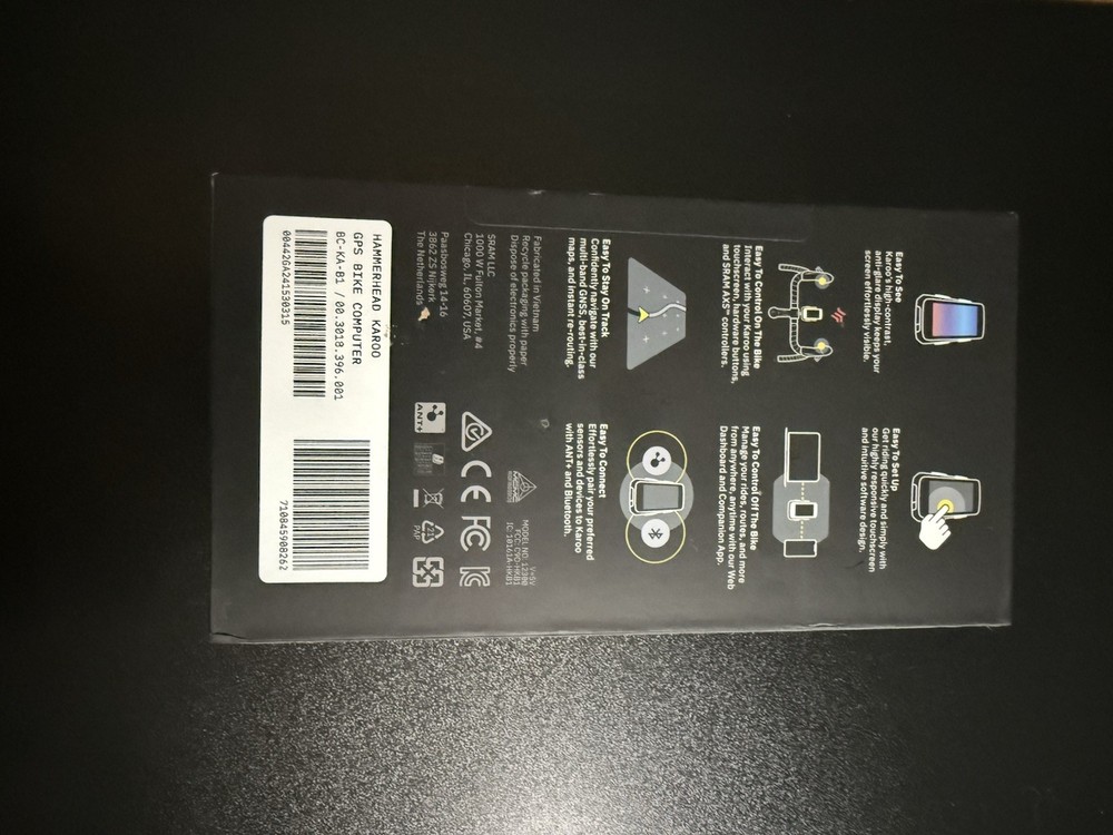 Hammerhead Karoo GPS Bike Computer Wireless Waterproof Touchscreen