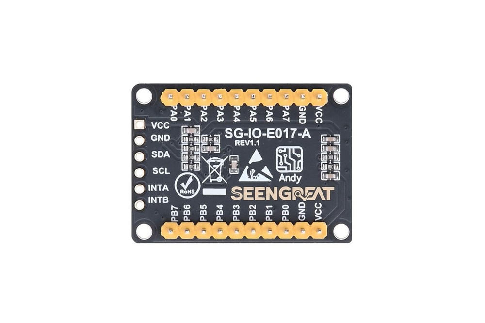 MCP23017 IO Expander Board I2C Interface 16 GPIO Pins for Raspberry Pi