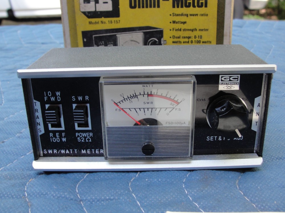 Vintage GC Electronics CB Omni-Meter SWR Model 18-157 New Original Box.
