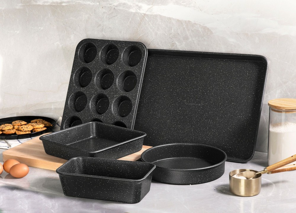 Granitestone 5 Piece Complete Nonstick Titanium Diamond Infused Bakeware Set