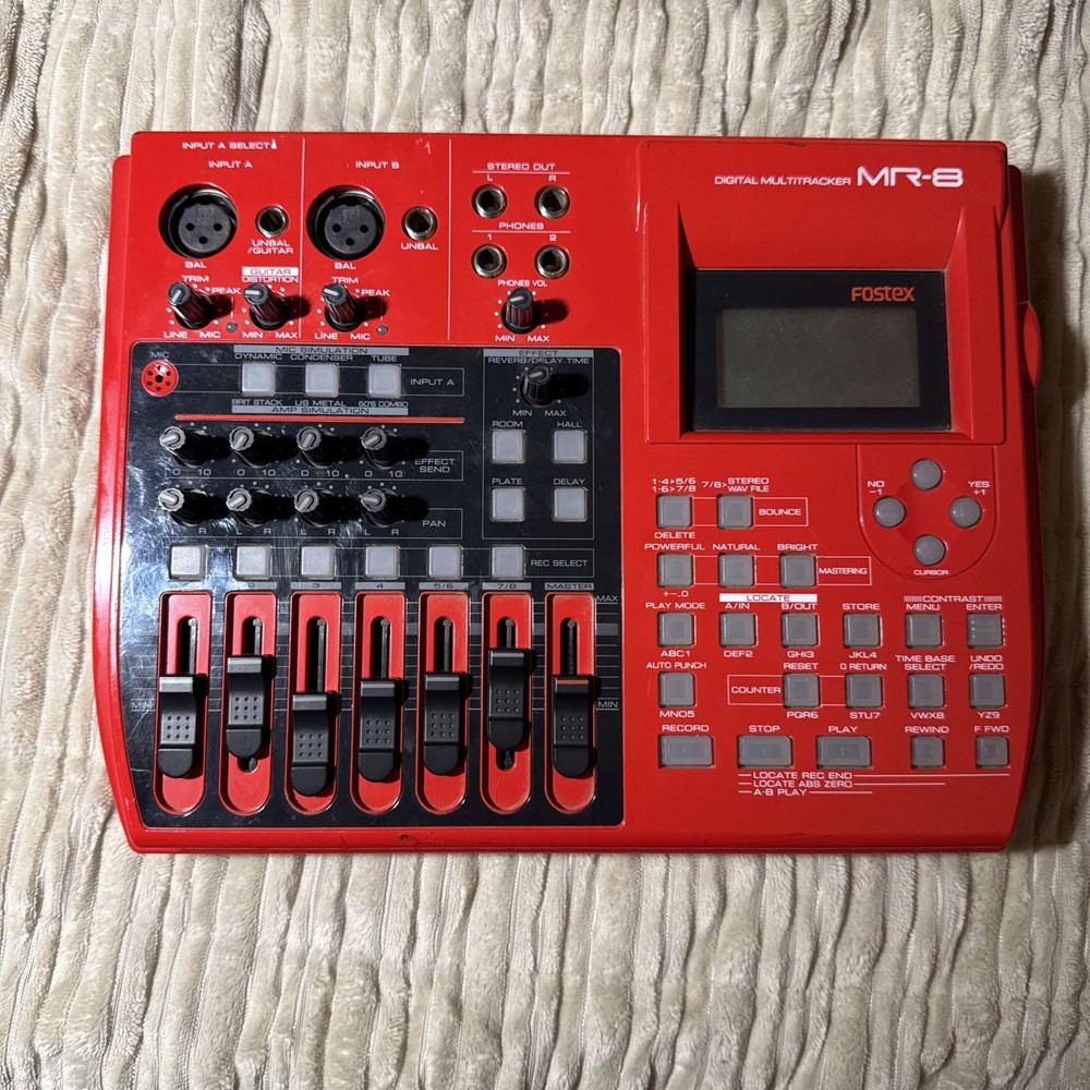 FOSTEX MR-8 DIGITAL MULTI TRACKER NO AC ADAPTER  Also BATTERY OPERATED