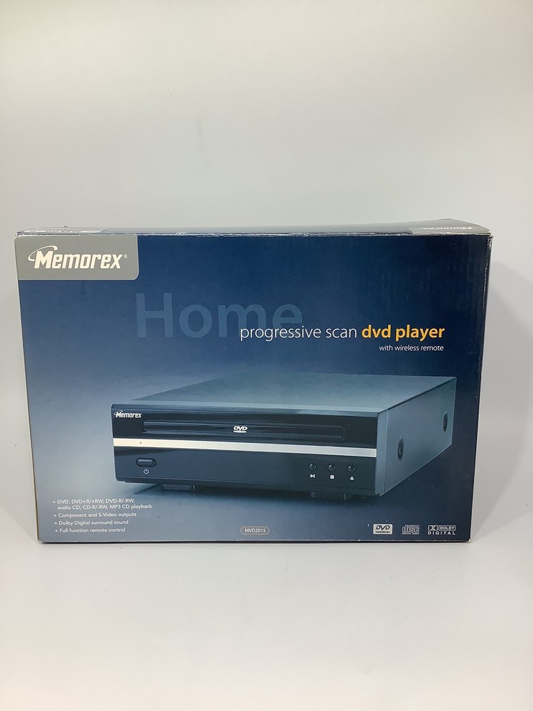 Memorex Progressive Scan DVD Player Wireless Remote MVD2015 READ
