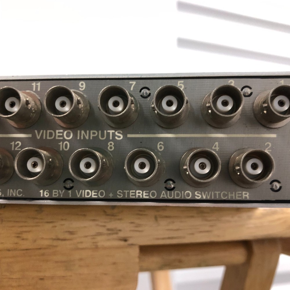 Sierra Video Systems 16x16 Video Router Switcher Rackmount Unit - #E
