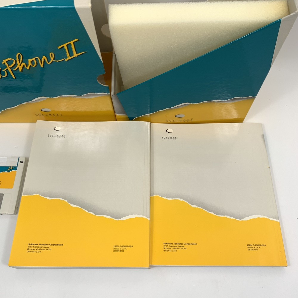 Vintage Macintosh Microphone II Version 4 Software Kit / Three 3.5" Disk