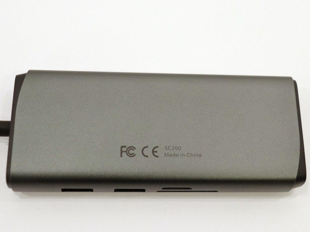 SSK 11-in-1 Type-C Multi-Function Docking Station SC200 (Silver) Refurbished