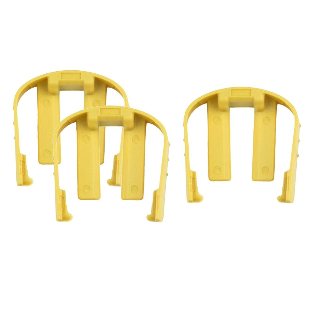 3Pcs C Yellow Clips Replacement Accessory Professional Quick Lock Snap Rings for