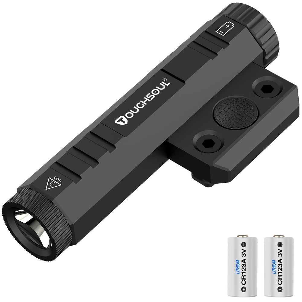 TOUGHSOUL Mlok Flashlight 1450 Lumen with Momentary Strobe Function Light Rep...