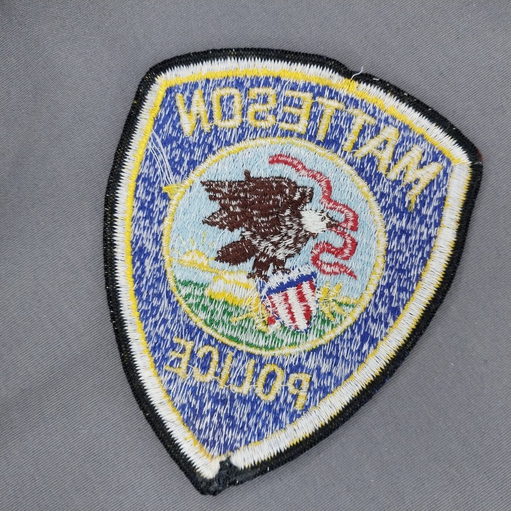 Matteson Illinois IL 5" Police Patch
