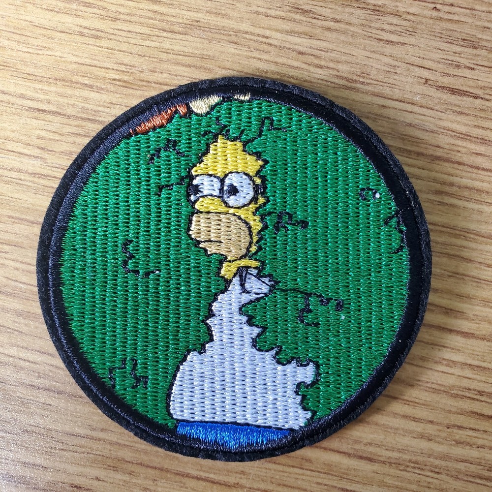The Simpsons Homer Simpson  Patch 2 3/4 inch