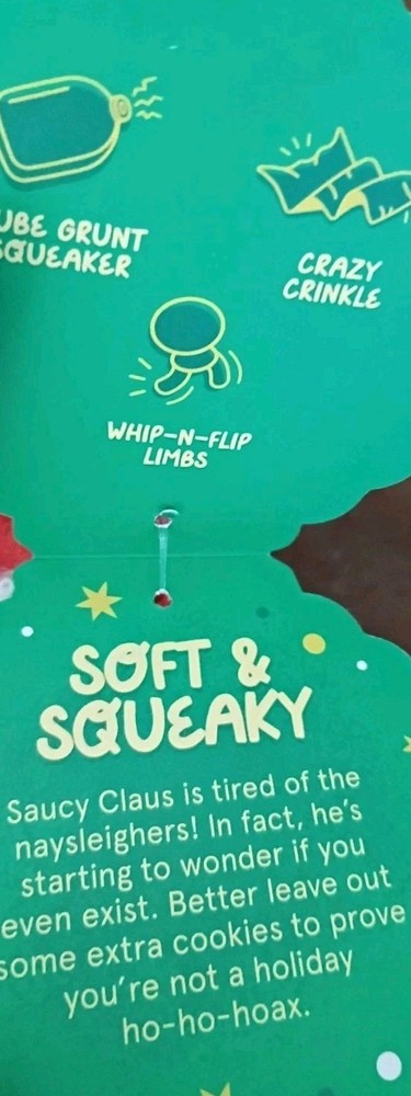 2 Holiday Dog Toys