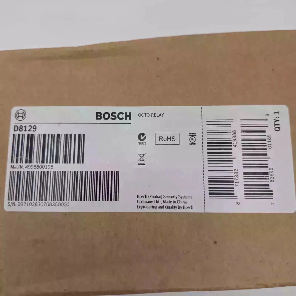 Bosch Security Systems D8129 OCTO-RELAY MODULE HVAC Access Control