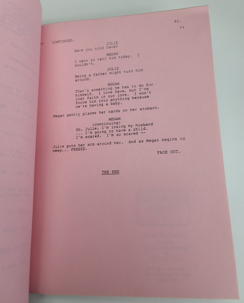 HOTEL / Kimmer Ringwald 1986 TV Series Script, Claudia Lonow "Fast Forward"