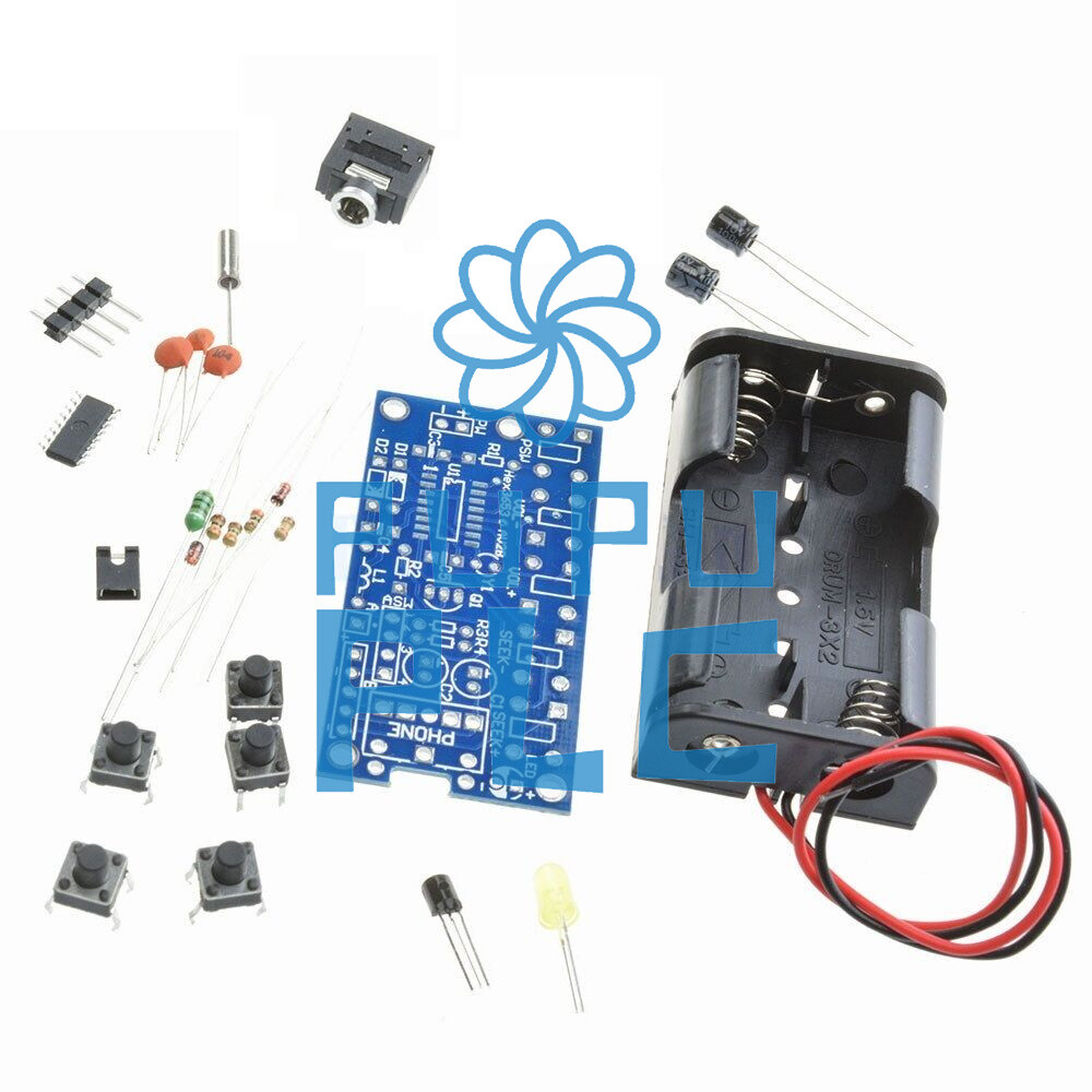 Wireless Stereo FM Radio Receiver Module PCB DIY Electronic Kits 76MHz-108MHz M