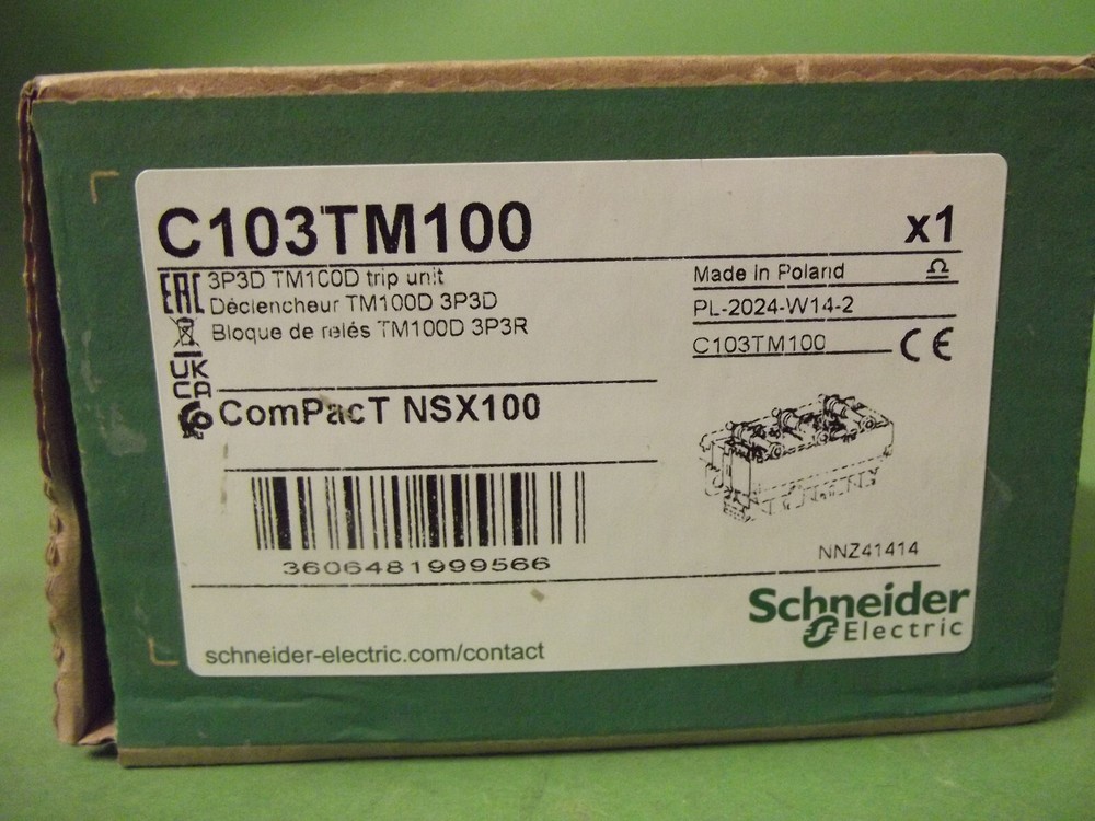 SCHEIDER Electric C103TM100 Trip Unit
