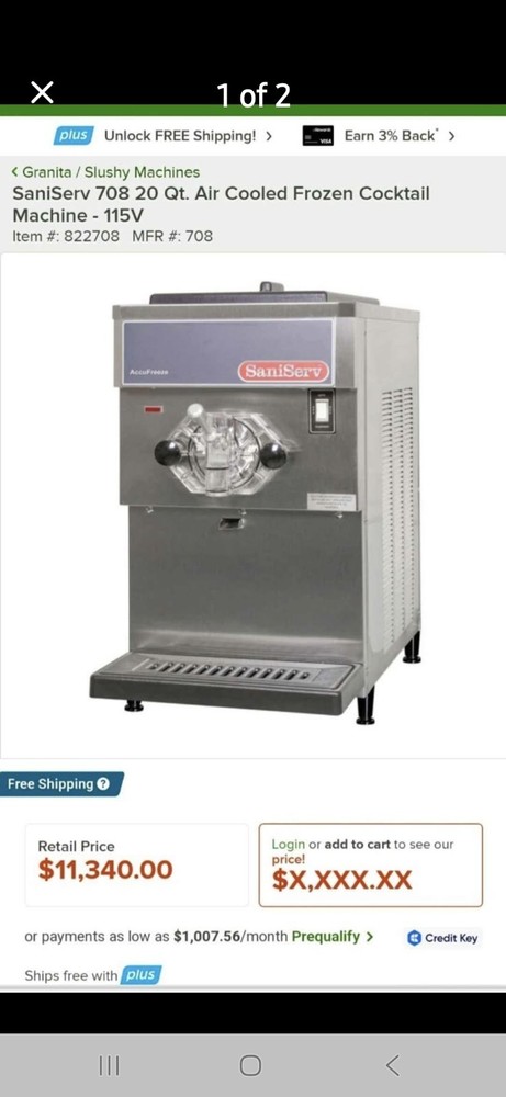 Frozen Drink Machine.