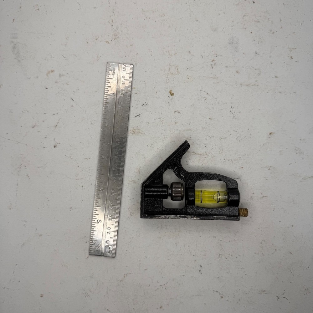 Johnson Level & Tool 6" Combination Square w/ Scribe Pin