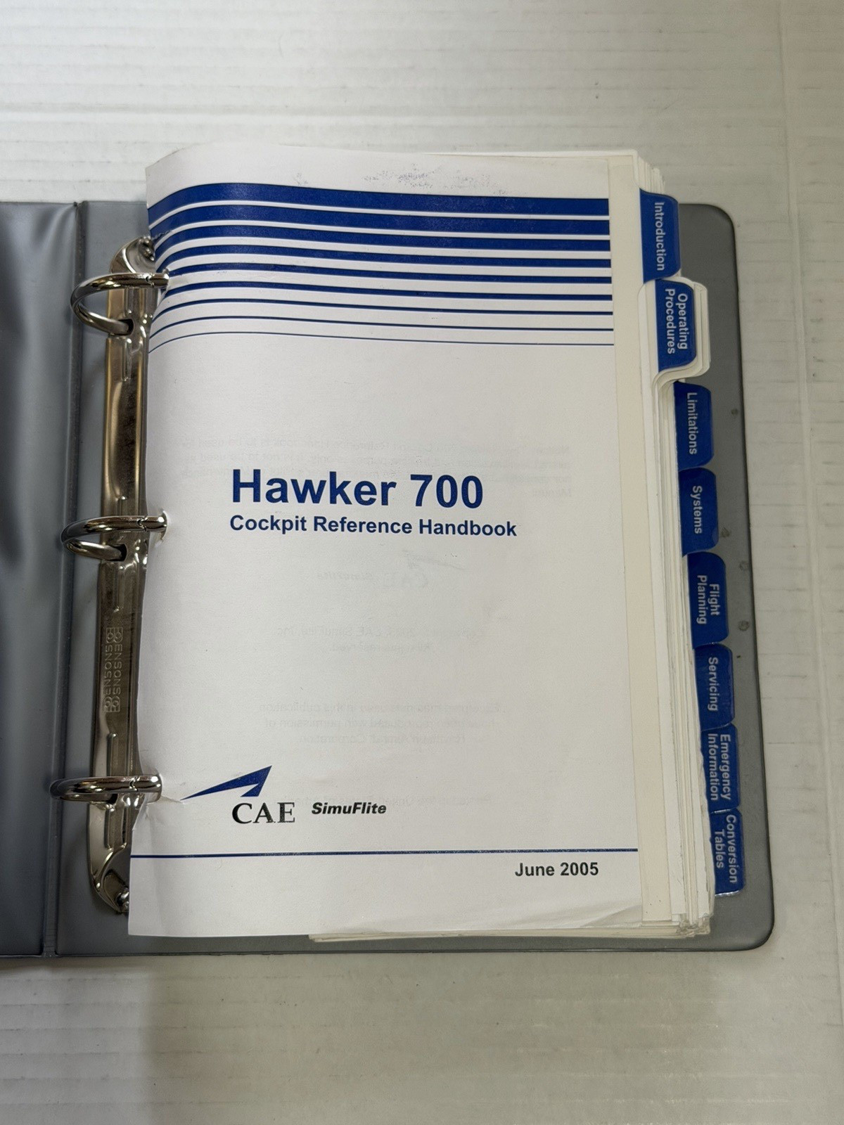 SimuFlite Hawker 700 Cockpit Reference Handbook