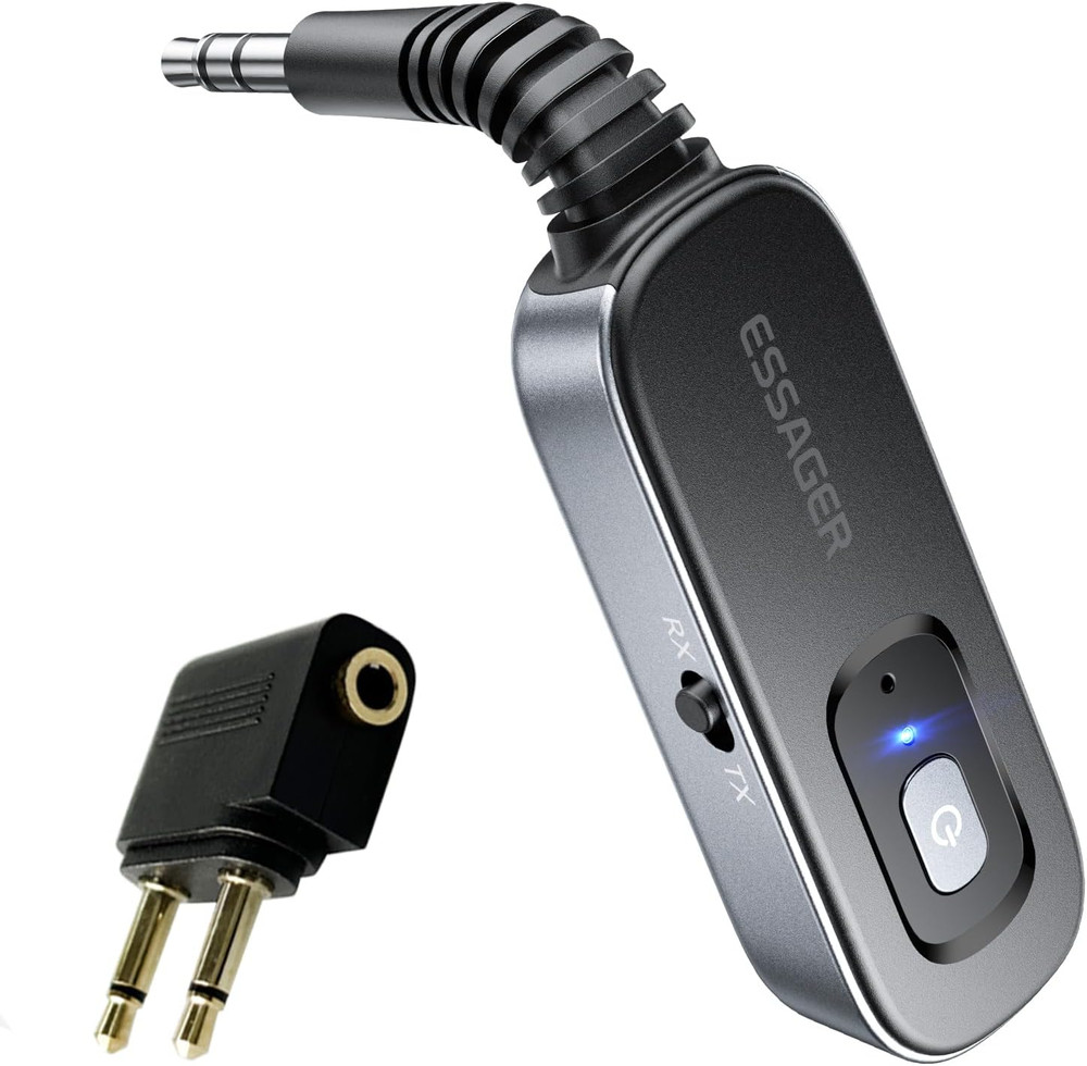 Bluetooth Receiver for Car, Noise Cancelling 3.5Mm AUX Bluetooth Car Adapter, Wi