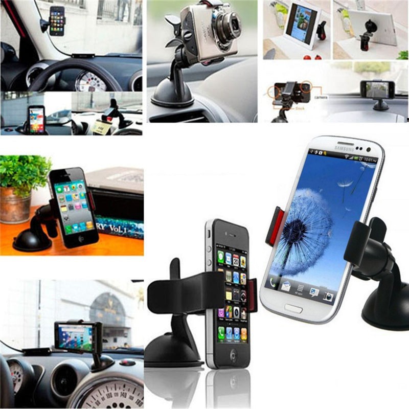 Universal 360° Rotating Dashboard Windshield New Mount Holder Bracket Stand