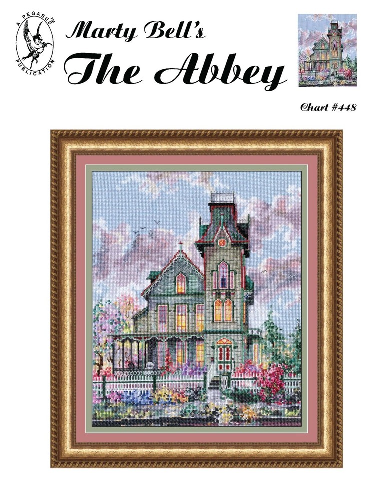 The Abbey counted cross stitch chart by Marty Bell