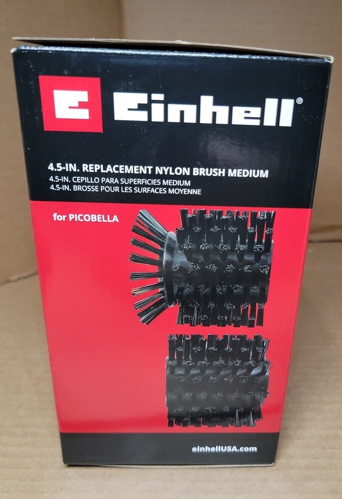 Einhell Picobella stone Surface cleaning 4.5-in. Replacement Nylon Brush Medium