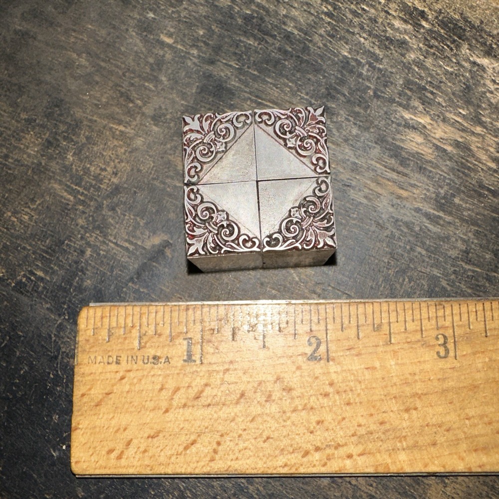 Print Blocks “ 4 Beautiful Borders “ Nice Image & Lines!
