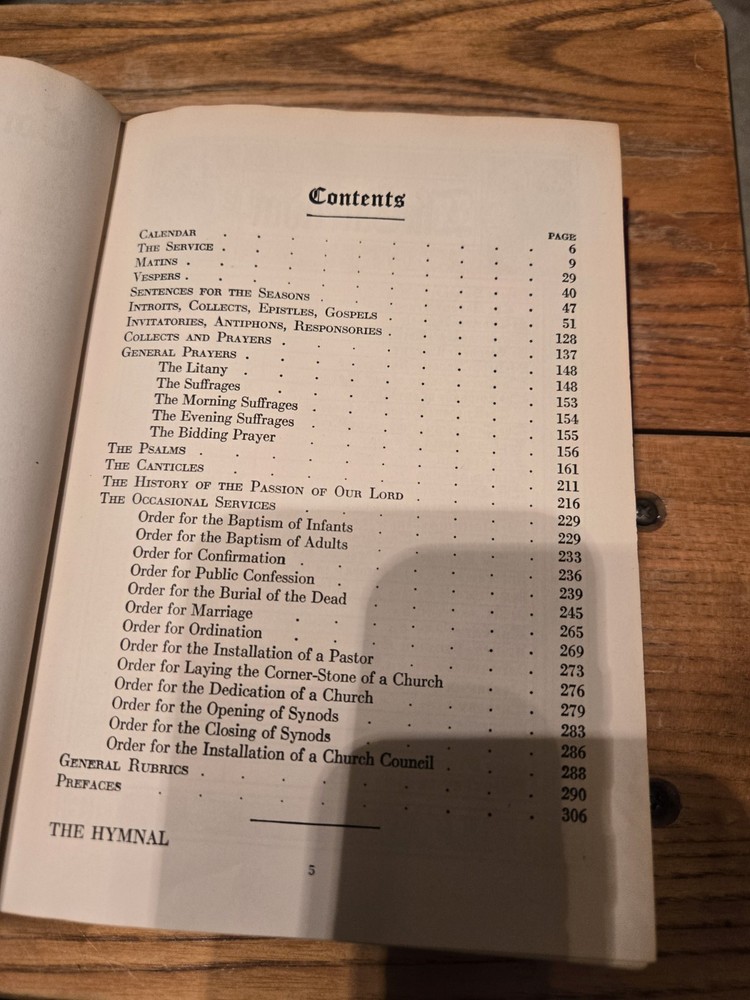 Common Service Book with Hymnals