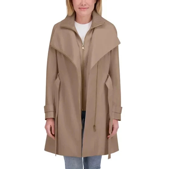 Halston Women's Belted Trench Coat